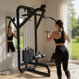 Machine Tirage Nuque Technogym Element - Lat machine
