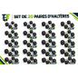 Set d'haltere hexagonal 4 à 50 kg | Trader Equipement